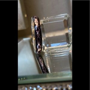 PANDORA beautiful purple ring sz 7.5 (56)